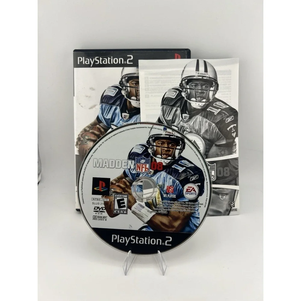 Madden NFL 08 - (Sony PlayStation 2 2007) PS2 CIB Tested